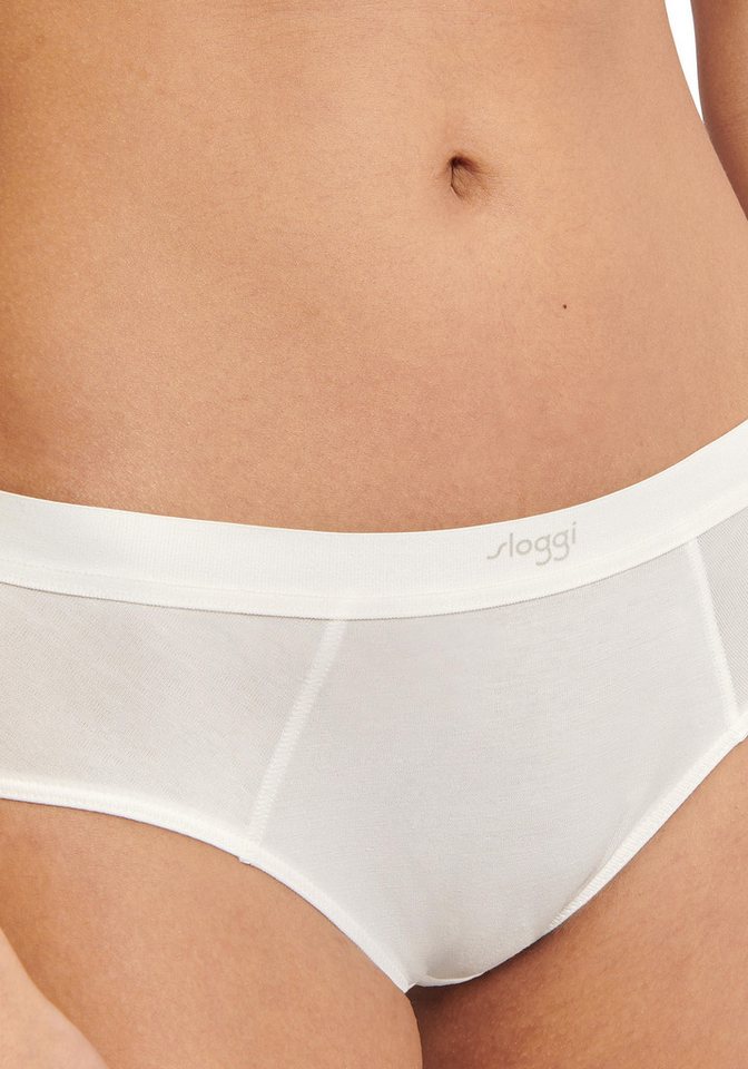 sloggi Hipster EVER Ease (2er Pack) temperaturausgleichend, Logo-Bund – Bild 4 von 5