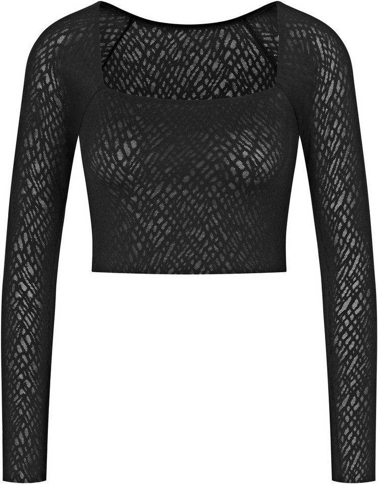 sloggi Longsleeve ZERO Feel Bliss nahtlos mit Spitzenoptik, weich, elastisch – Bild 2 von 5
