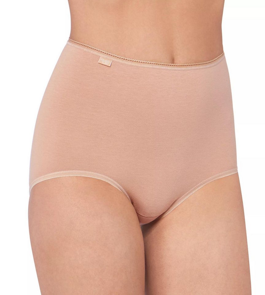 sloggi Maxislip 24/7 Cotton (3er Pack) höher geschnittene Passform, elastisch, Spitze, blickdicht, weich – Bild 2 von 5