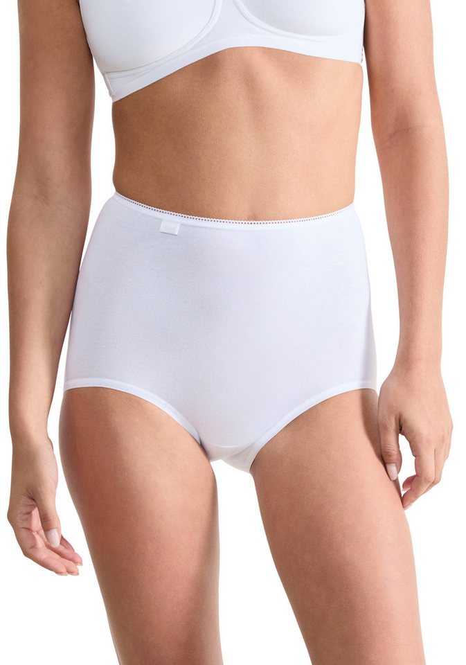 sloggi Maxislip 24/7 Cotton (3er Pack) höher geschnittene Passform, elastisch, Spitze, blickdicht, weich – Bild 2 von 5