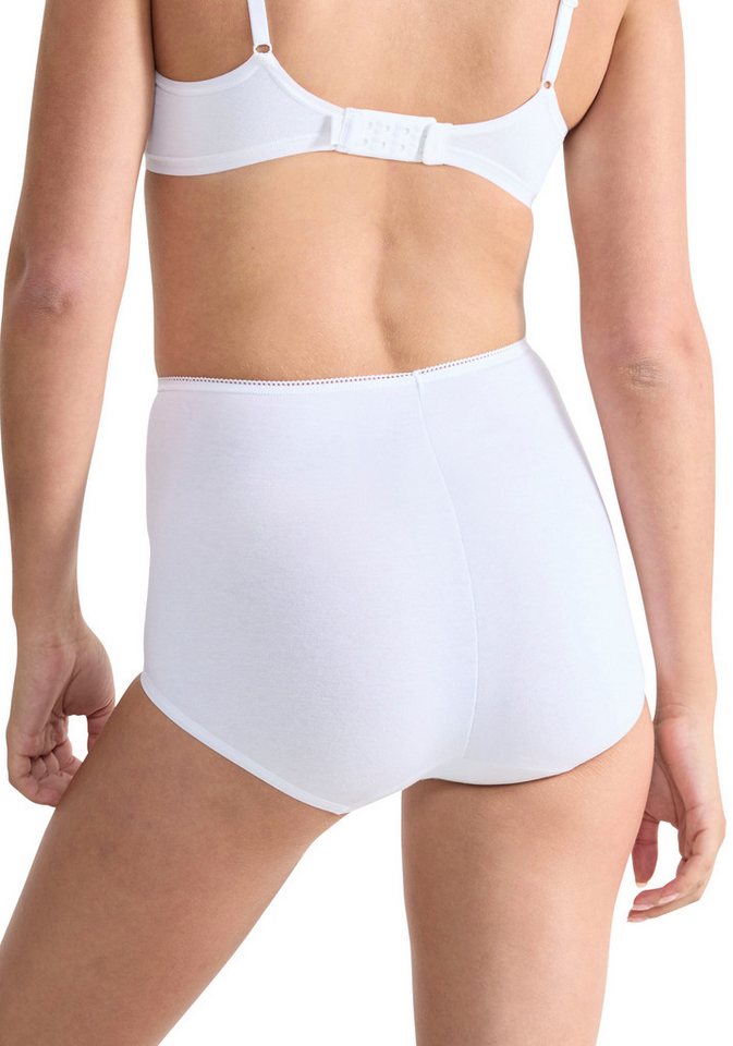 sloggi Maxislip 24/7 Cotton (3er Pack) höher geschnittene Passform, elastisch, Spitze, blickdicht, weich – Bild 3 von 5