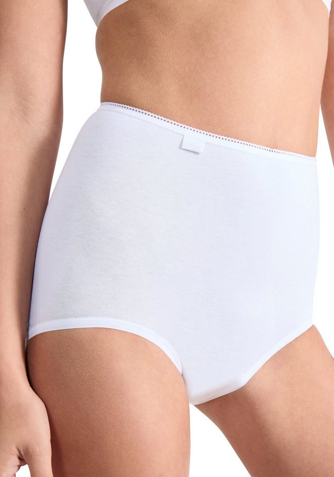sloggi Maxislip 24/7 Cotton (3er Pack) höher geschnittene Passform, elastisch, Spitze, blickdicht, weich – Bild 4 von 5