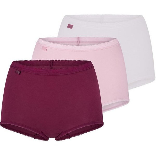 sloggi Maxislip 3er Pack Basic+ (Spar-Set, 3-St) Maxi Slip - Baumwolle - Atmungsaktiv