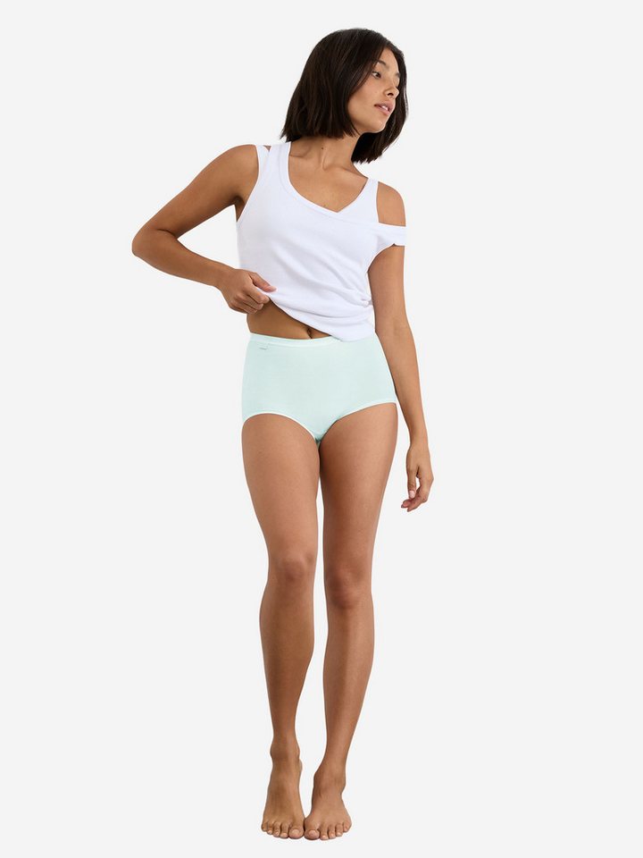 sloggi Maxislip Originals Basic H (3-St) Hoher Slip, Taillenslip, High Waist Slip – Bild 5 von 5