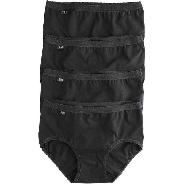 sloggi Midislip 4er Pack Basic+ (Spar-Set, 4-St) Midi Slip - Baumwolle - Atmungsaktiv - Perfekter Sitz