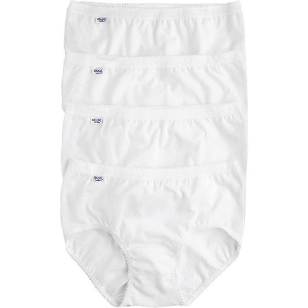 sloggi Midislip 4er Pack Basic+ (Spar-Set, 4-St) Midi Slip - Baumwolle - Atmungsaktiv - Perfekter Sitz