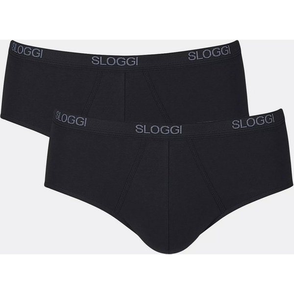 sloggi Midislip Men Basic (2er Pack) perfekter Sitz, mit Eingriff