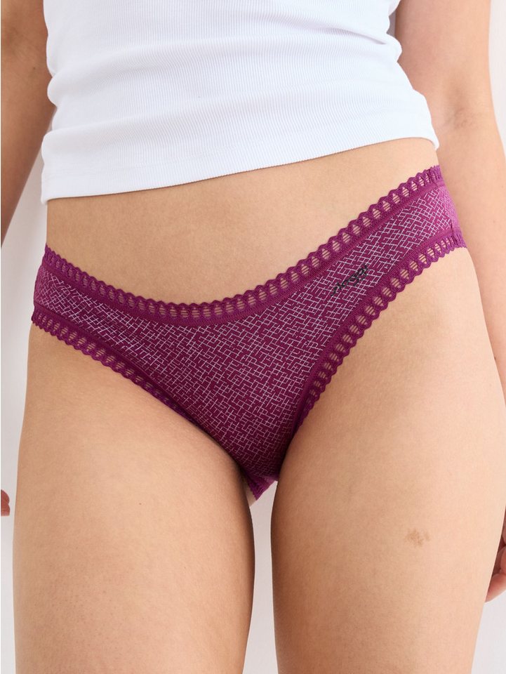 sloggi Minislip GO Crush (3er Pack) dehnbare Spitzendetails, Cotton-Mix – Bild 4 von 5