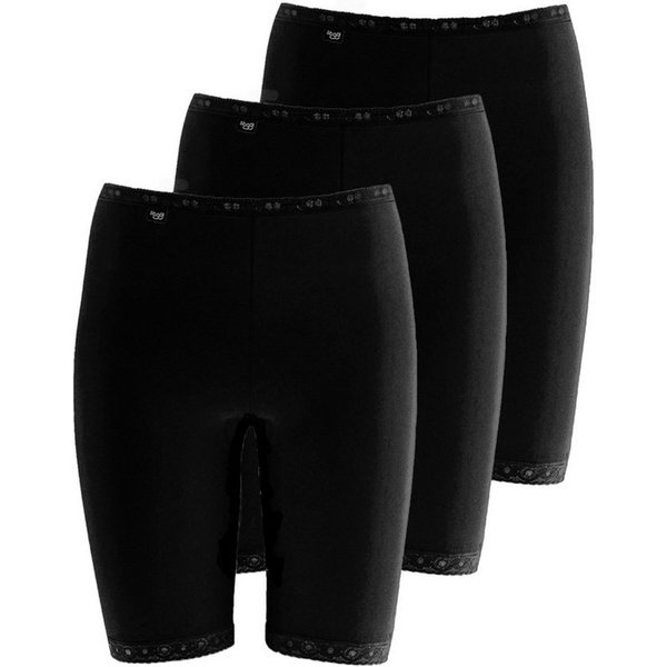sloggi Panty 3er Pack Basic+ (Spar-Set, 3-St) Long Short / Radler - Baumwolle - Atmungsaktiv