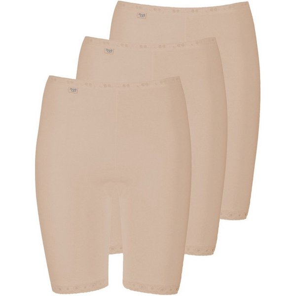 sloggi Panty 3er Pack Basic+ (Spar-Set, 3-St) Long Short / Radler - Baumwolle - Atmungsaktiv