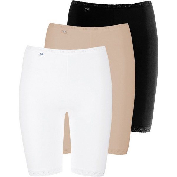 sloggi Panty 3er Pack Basic+ (Spar-Set, 3-St) Long Short / Radler - Baumwolle - Atmungsaktiv
