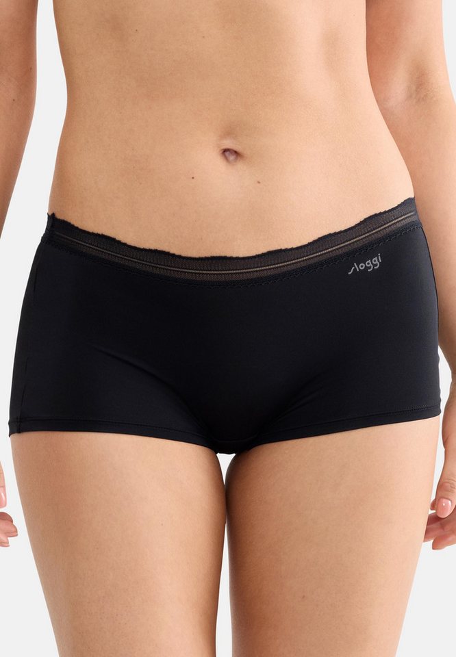 sloggi Panty 4er Pack Go Blush (Spar-Set, 4-St) Short Slip - Atmungsaktiv - Feminine Spitze mit Bogenkante – Bild 2 von 4