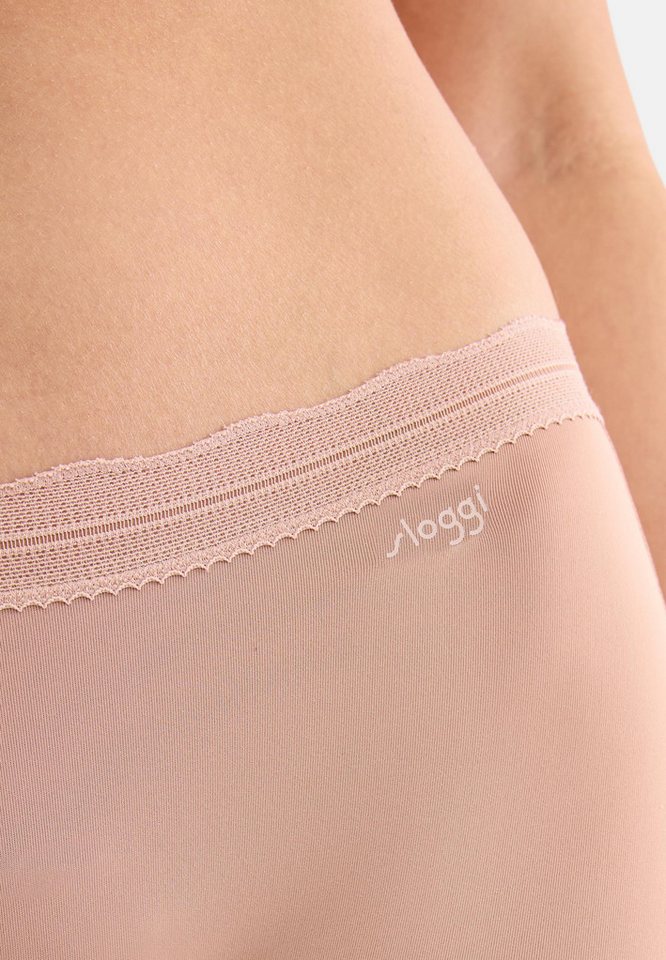 sloggi Panty 4er Pack Go Blush (Spar-Set, 4-St) Short Slip - Atmungsaktiv - Feminine Spitze mit Bogenkante – Bild 4 von 4
