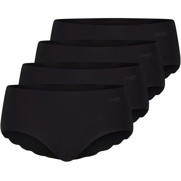 sloggi Panty 4er Pack ZERO Microfibre 2.0 (Spar-Set, 4-St) Short Slip - Nahtlos - Kein Abzeichnen unter Kleidung