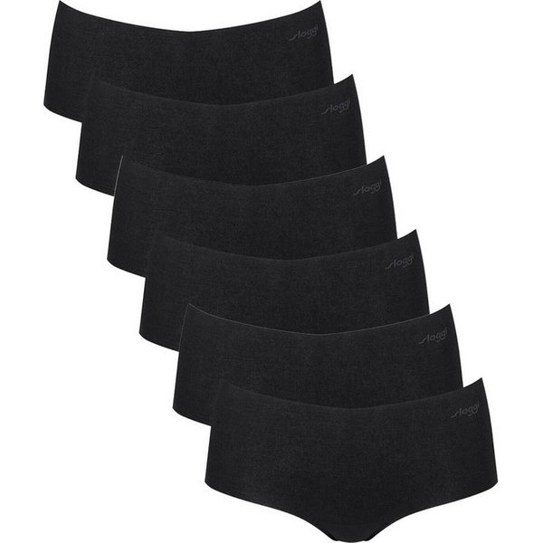 sloggi Panty 6er Pack ZERO Modal 2.0 (Spar-Set, 6-St) Short Slip - Nahtlos - Höchster Tragekomfort für Damen oder Herren