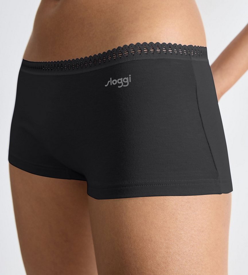 sloggi Panty GO Crush (3er Pack) mit Spitzendetails, Cotton-Mix – Bild 4 von 5