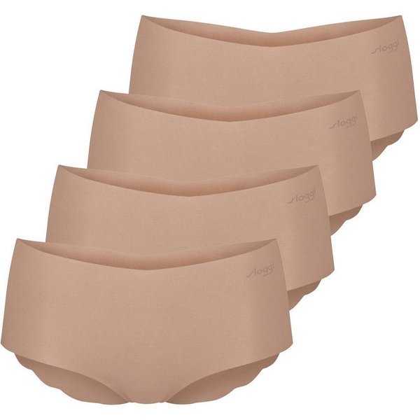 sloggi Panty zero Modal saumlos, keine Abdrücke, Wellenkante, im 4er Pack