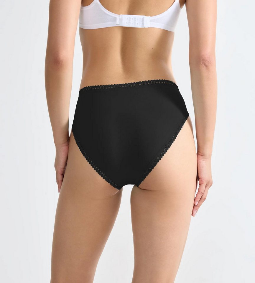 sloggi Slip GO Crush (3er Pack) mit Spitzendetails, Multipack, hoher Beinausschnitt – Bild 3 von 5