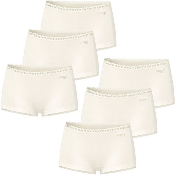 sloggi Slip Go Crush mit Spitzendetails im 6er SPARPACK