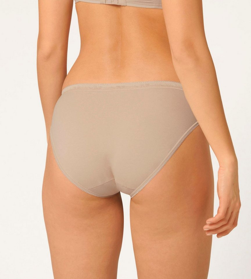 sloggi Slip perfekter Sitz, Baumwollmix, elastisch, weiche Nähte im 4er SPARPACK Elastikbund, im 4er Pack – Bild 4 von 4