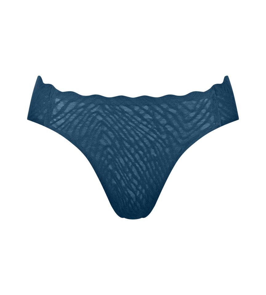 sloggi Slip ZERO Feel Bliss unsichtbar, mit Spitzenoptik, mit hohem Beinausschnitt – Bild 2 von 5