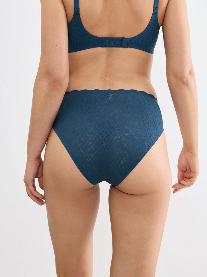 sloggi Slip ZERO Feel Bliss unsichtbar, mit Spitzenoptik, mit hohem Beinausschnitt – Bild 3 von 5