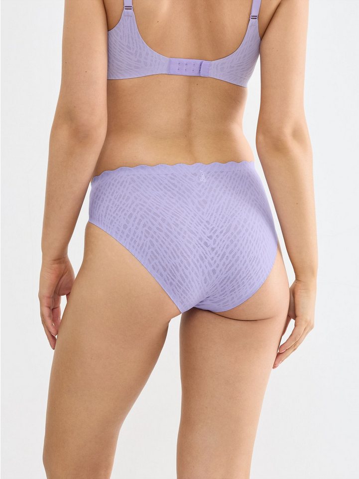 sloggi Slip ZERO Feel Bliss unsichtbar, mit Spitzenoptik, mit hohem Beinausschnitt – Bild 3 von 5