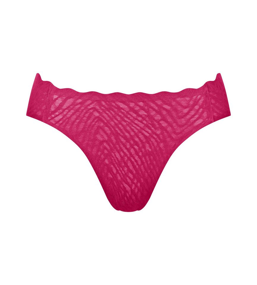 sloggi Slip ZERO Feel Bliss unsichtbar, mit Spitzenoptik, mit hohem Beinausschnitt – Bild 2 von 5