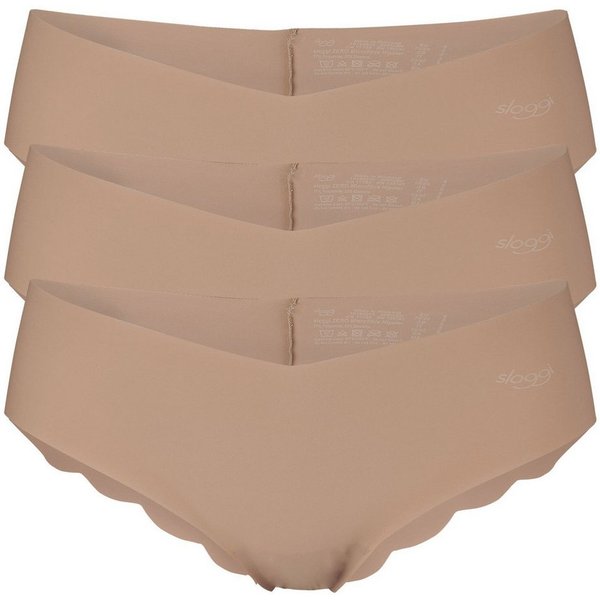 sloggi Slip ZERO Microfibre Hipster ohne Abzeichnen unter figurnaher Kleidung im 3er Pack