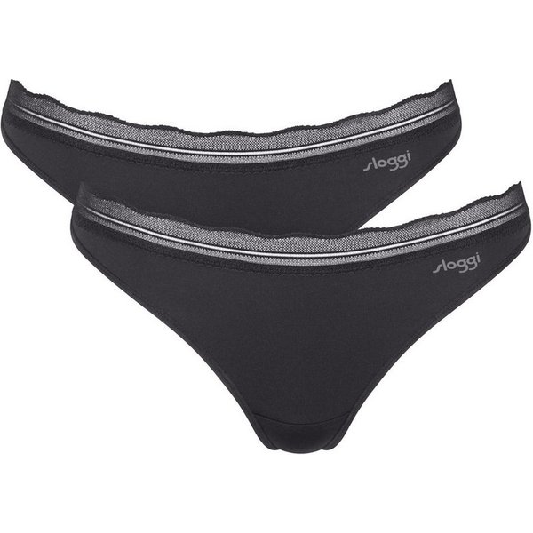 sloggi String GO Blush String 2P mit Spitzendetails