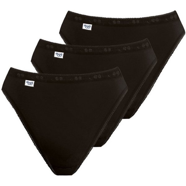 sloggi Tai-Slip 3er Pack Basic + (Spar-Set) Tai Slip - Baumwolle - Atmungsaktiv - Perfekter Sitz