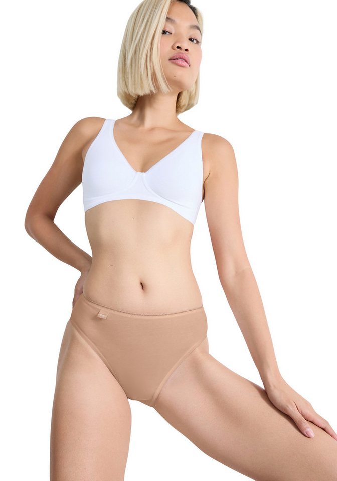 sloggi Taillenslip 24/7 Cotton (3er Pack) elastischer Bund mit Spitze, flache Nähte – Bild 5 von 5