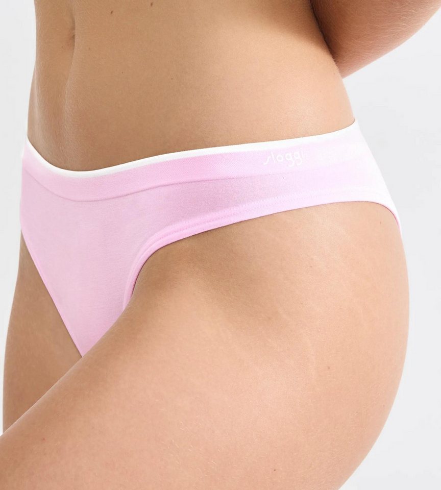 sloggi Tanga GO Sense (2er Pack) Modalmix, nahtlos, flacher Saum, elastisch, weich – Bild 4 von 5