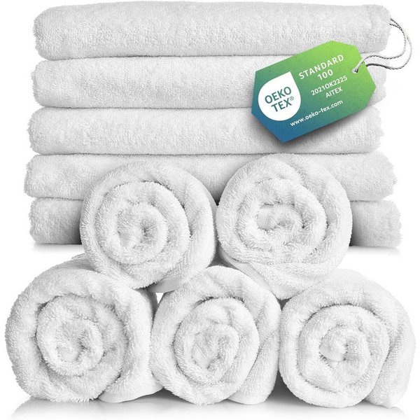 Slummer Seiftuch 10er Set Seiftücher Gästehandtücher 30x30 cm Gesichtshandtücher, Frottier - 100% Baumwolle (Set, 20-St), Gesichtstuch, Waschlappen