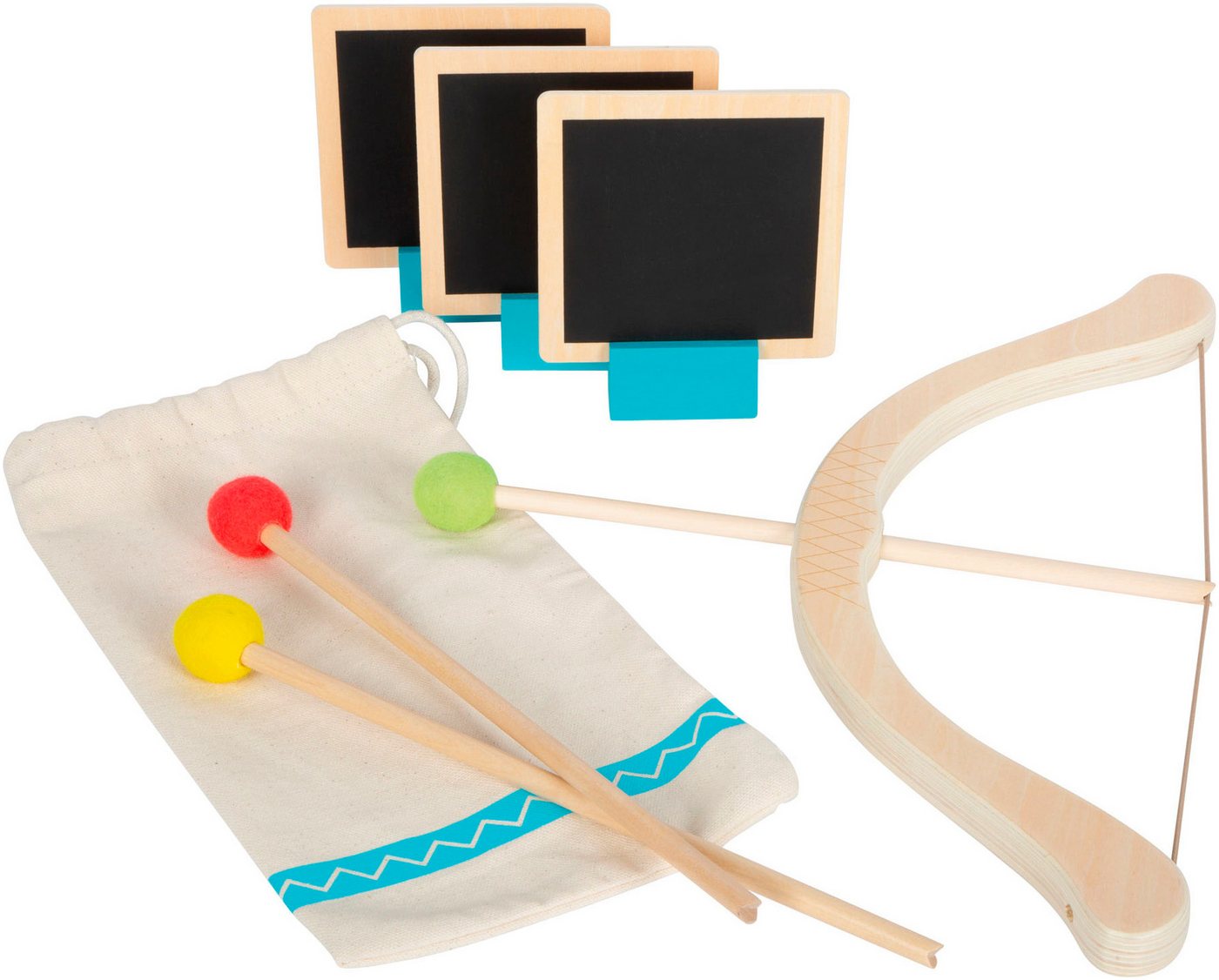 Small Foot Spiel Pfeil und Bogen, Active, Kinderspiel, inkl. Aufbewahrungsbeutel – Bild 2 von 5