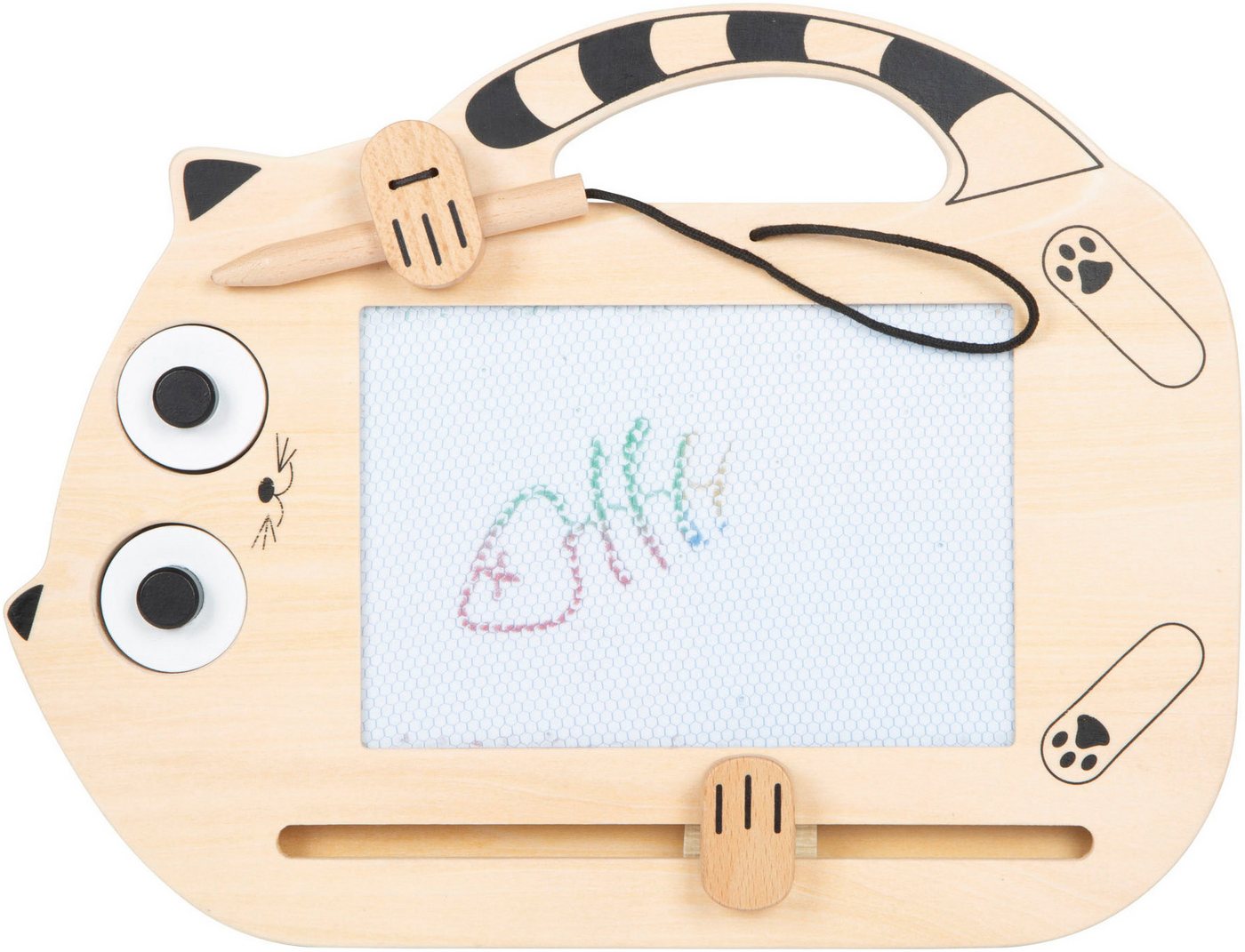 Small Foot Zaubertafel Katze, magnetisch, mit Tragegriff – Bild 3 von 5