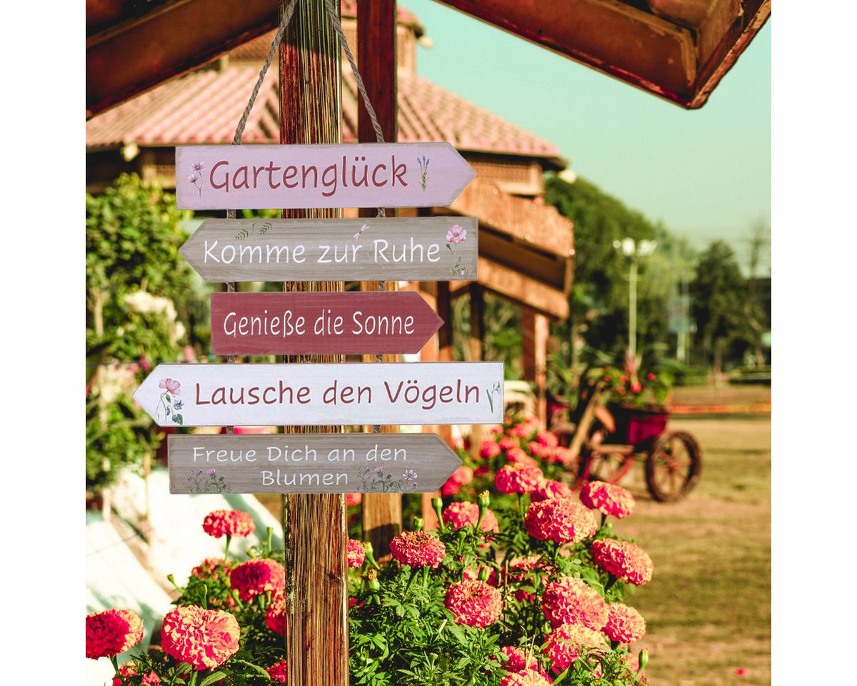 Small-Preis Dekohänger Gartenschild mit Grillregeln - Gartenregeln - Gartenträume - Haustiere, mit robustem Seil aus Jute – Bild 2 von 3