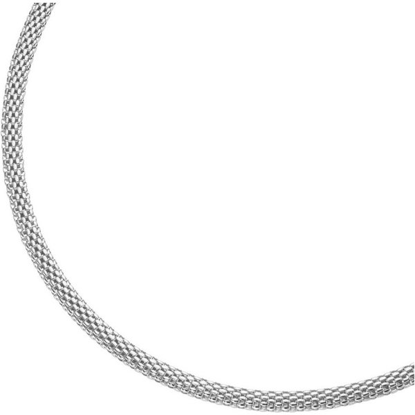 Smart Jewel Collier Mesh-Optik, Silber 925