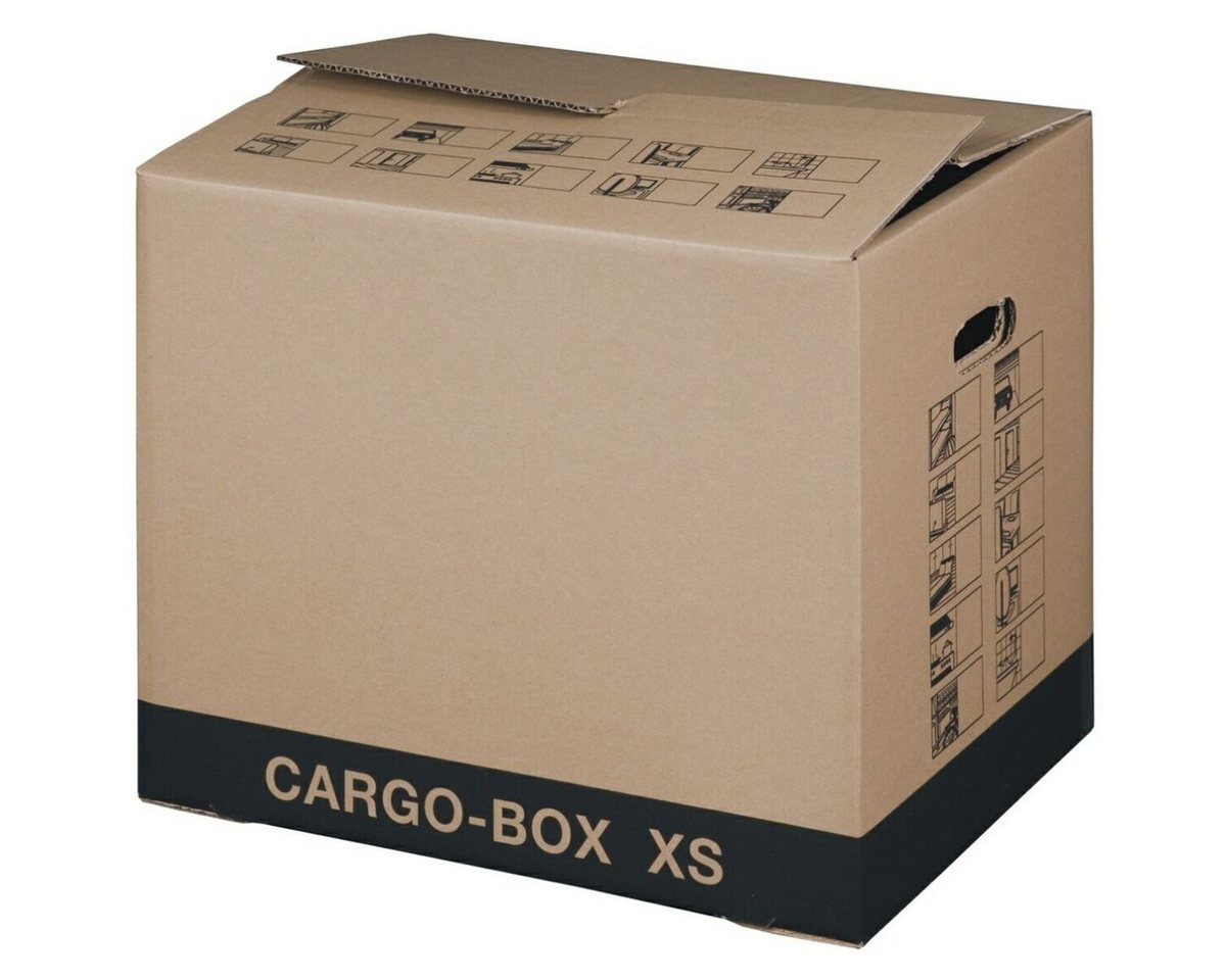 Smartbox Pro Versandkarton Umzugskarton Cargo-Box XS 455x380x345mm braun – Bild 2 von 2