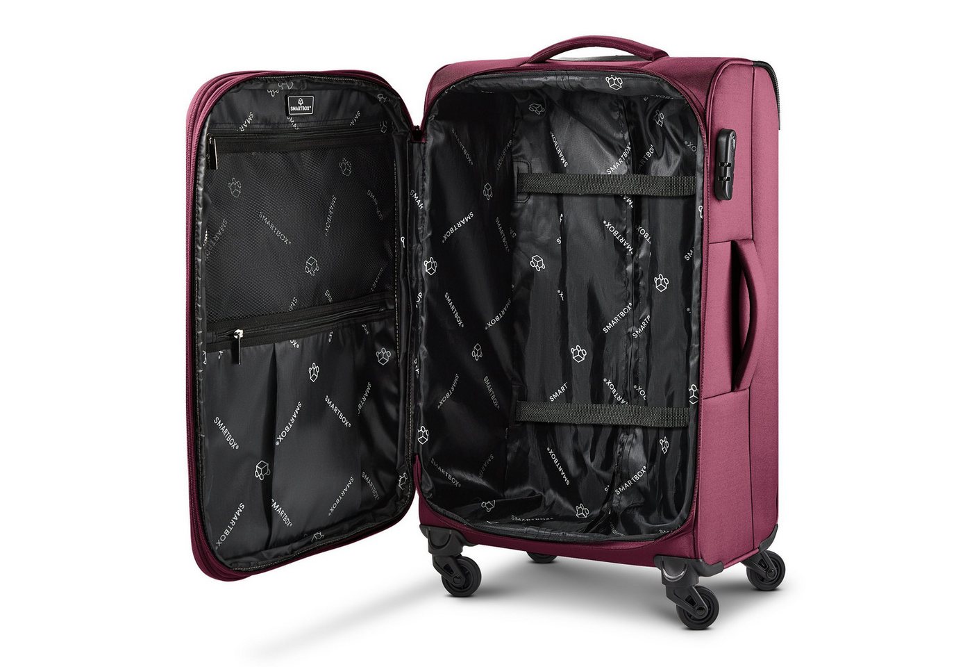 Smartbox Trolley Edition 04 4 Rollen Trolley 67 cm mit Dehnfalte – Bild 5 von 5