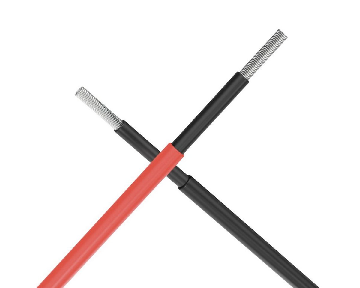 smartEC Solarkabel Verlängerungskabel 4 - 6mm² mit Stecker 2x 30m 4mm² Solarkabel, Außenduchmesser: 5,2mm (3000 cm), Kabeltyp H1Z272-K IP68 Verlängerungskabel 1 – Bild 3 von 5