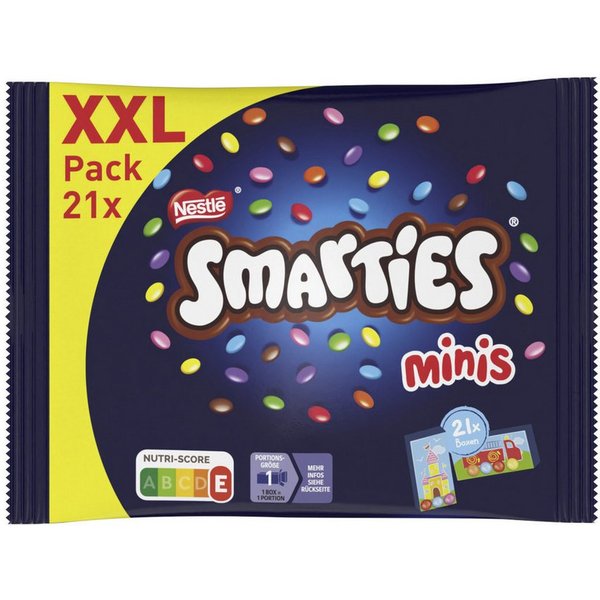 Smarties Schokolade, Smarties Mini Schokolinsen mit buntem Zuckerüberzug XXL 302g