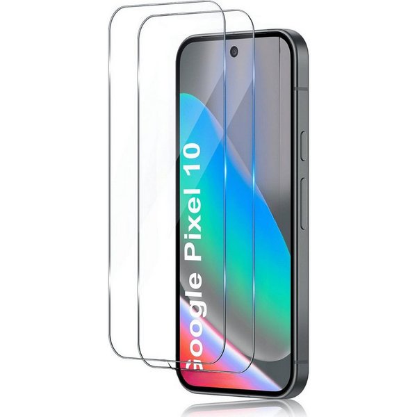 SmartUP Displayschutzglas 2X Schutzglas für Google Pixel 10 Panzerfolie Display Full Screen 3D für Google Pixel 10, 2 Stück, Rundumschutz, passgenaue Verarbeitu