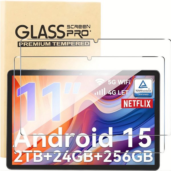 SmartUP Displayschutzglas für Tabwee T90 / W90 11" Display Panzerfolie Hartglas Full Screen 9H für Tabwee T90 / W90