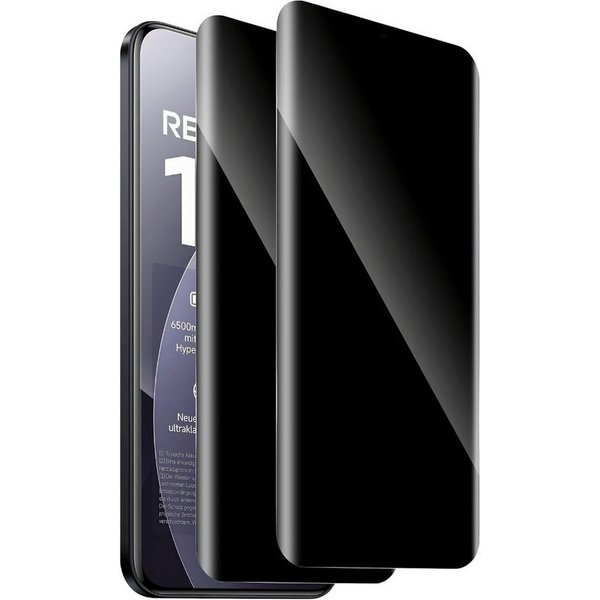 SmartUP Displayschutzglas für Xiaomi Redmi Note 15 Pro Plus Display AntiSpy Privacy Blickschutz für Xiaomi Redmi Note 15 Pro Plus, Blickschutz, Anti-Spy
