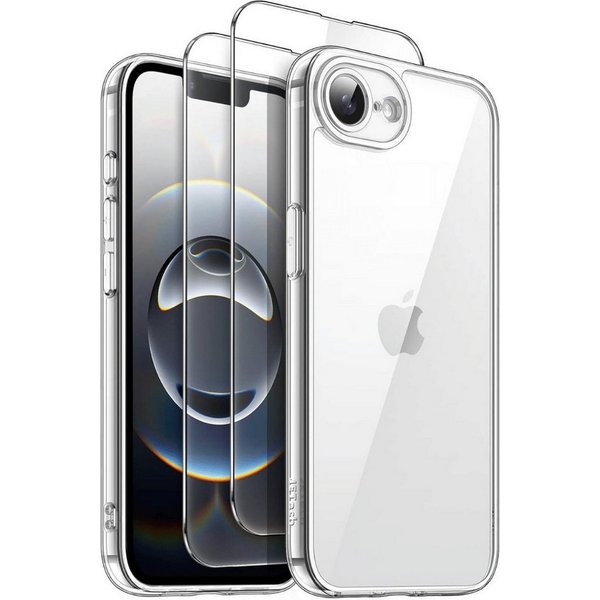 SmartUP Handyhülle + 2X Schutzglas für iPhone 17e Display Panzerglas Panzerfolie Case 9H 6,1 Zoll, kompletter Rundumschutz, MagSafe-Technologie