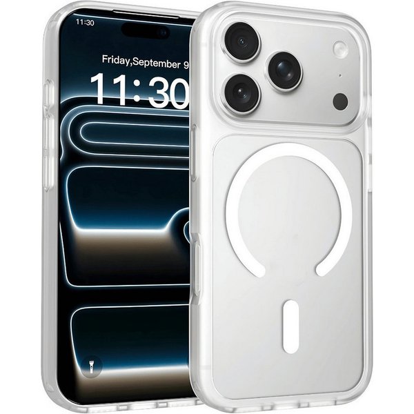 SmartUP Smartphone-Hülle für Apple iPhone 18 Pro Max MagSafe Case Handyhülle Cover Klar Silikon 6,9, MagSafe-Technologie, präzise Aussparungen