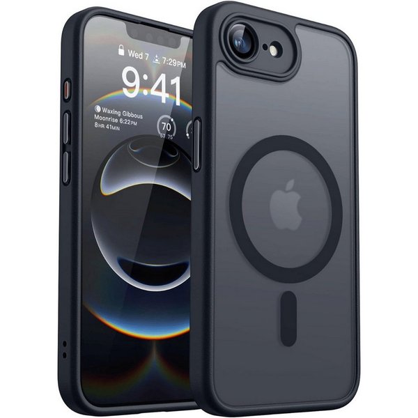 SmartUP Smartphone-Hülle für iPhone 16e MagSafe Transparent Silikon Ultra Slim Case Handyhülle 6,1 Zoll, MagSafe-Technologie