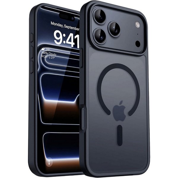 SmartUP Smartphone-Hülle für iPhone 17 Pro Magsafe Schutz Tasche Case Cover Bumper 6,3, MagSafe
