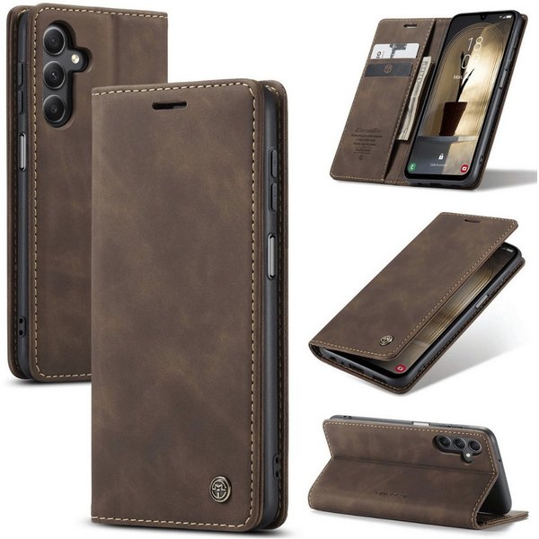 SmartUP Smartphone-Hülle für Samsung Galaxy A17 5G Klapphülle Fliphülle Tasche Case Cover Etui 6,7 Zoll, Integrierte Standfunktion, zwei Kartenfächer